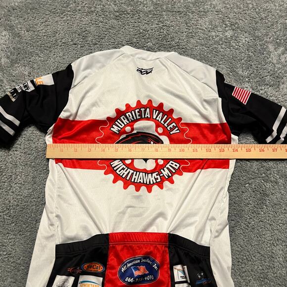 Podiumwear Cycle Jersey Shirt Womens Small Performance Cycling Pocket - Picture 3 of 5